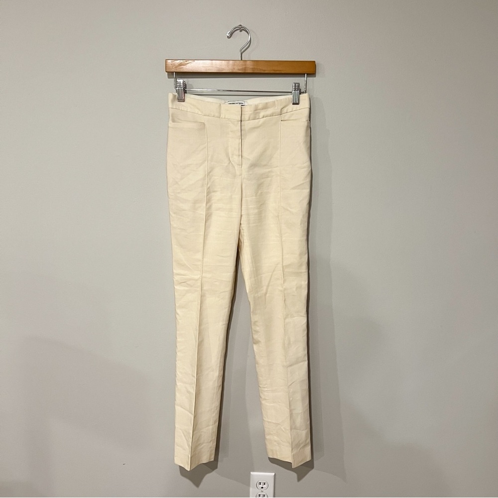 Narciso Rodriguez Beige Pleated Trousers